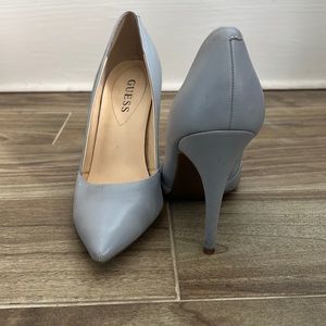 Baby Blue Guess Heels pumps pointed toe